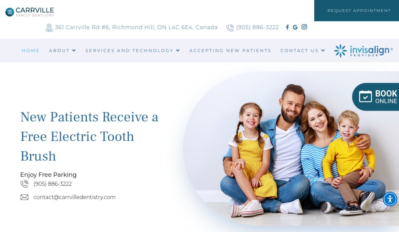 Carrville Family Dentistry in richmond hill