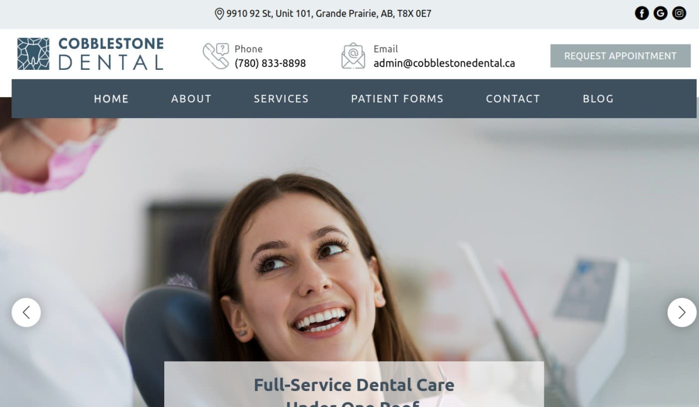 Cobblestone Dental in grande prairie