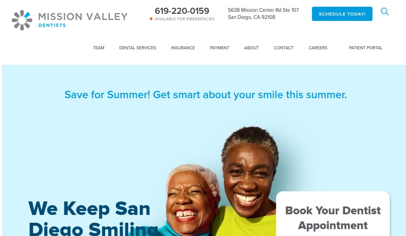 Mission Valley Dentists in san diego